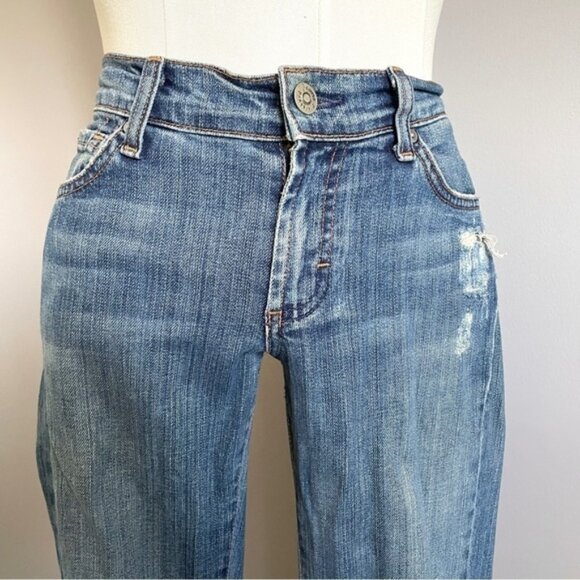 Vintage Y2K James Cured by Seun Low Rise Bootcut Jeans - 26" (cropped) 🇺🇸 - Picture 3 of 15